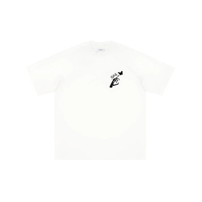 Blank Project Skeleton Hand with Butterfly Graphic Short Sleeve T-Shirt