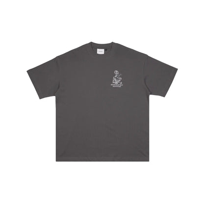 Blank Project alien with flower and butterfly graphic short sleeve t-shirt
