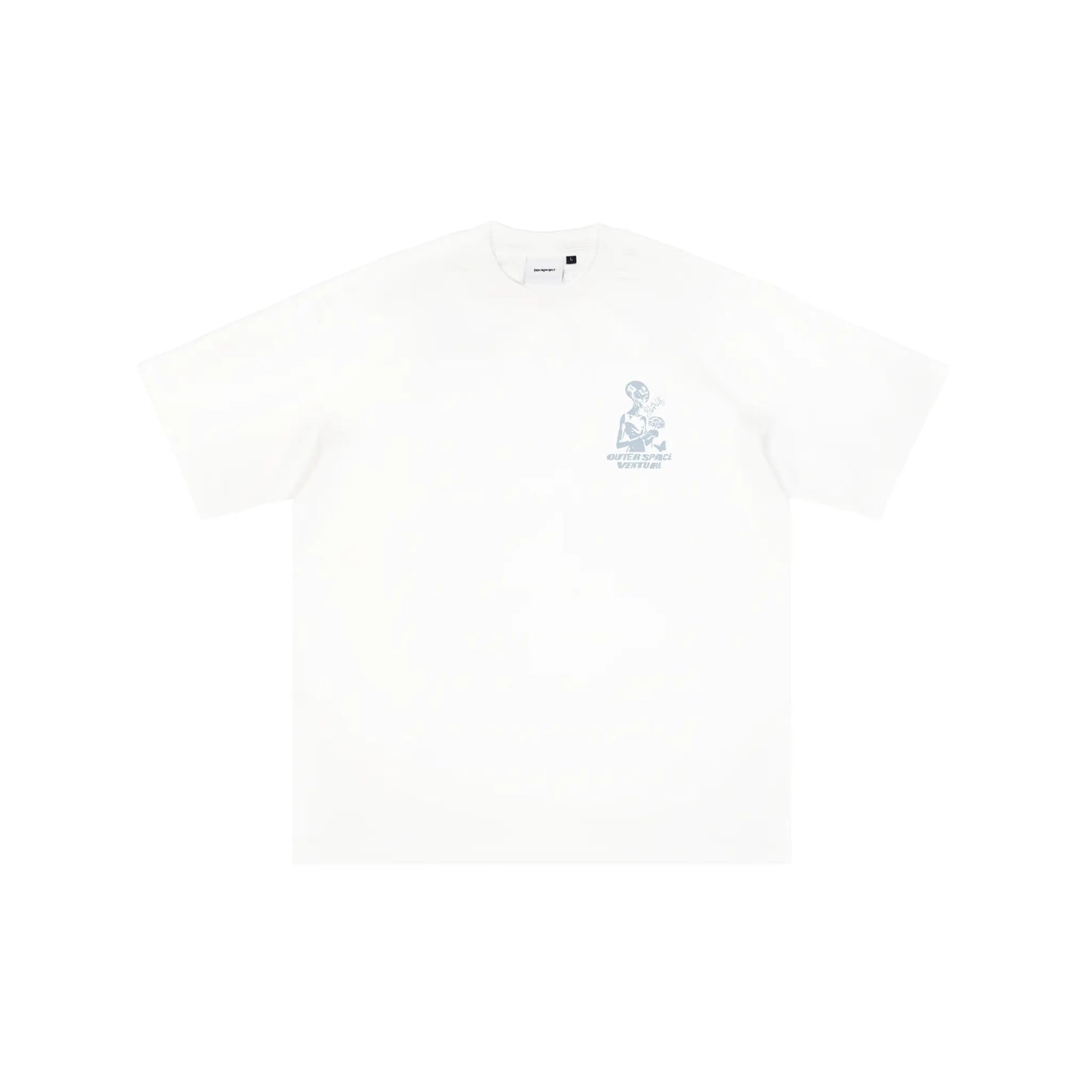 Blank Project alien with flower and butterfly graphic short sleeve t-shirt