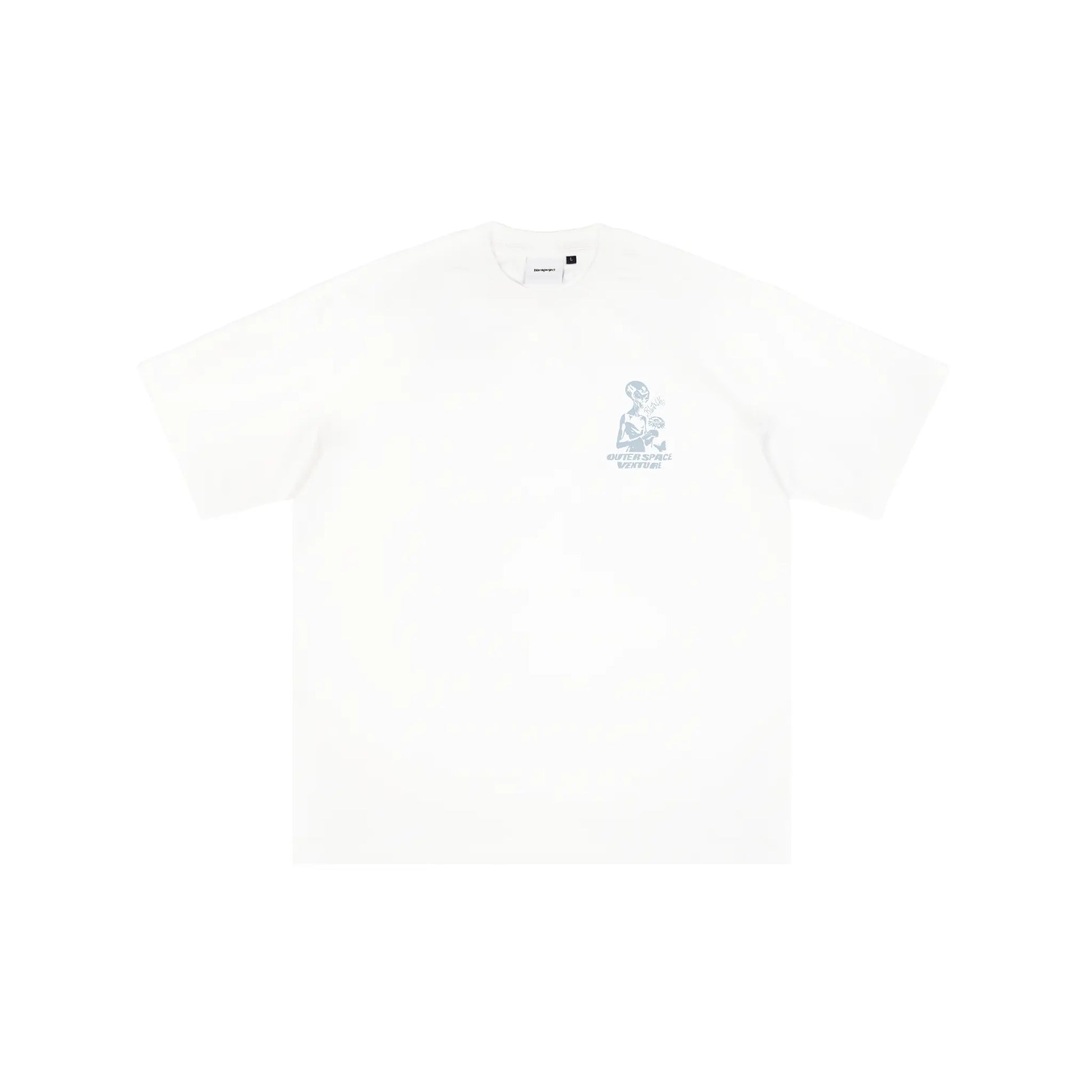 Blank Project alien with flower and butterfly graphic short sleeve t-shirt